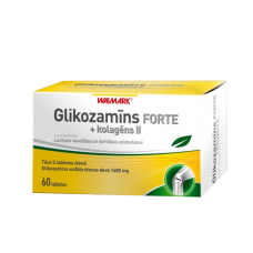 GLIKOZAMĪNS FORTE+KOLAGĒNS II tabletes N60 / WALMARK